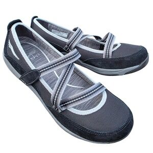 Dansko Hazel Mary Jane Comfort Shoes Black Suede Mesh Women's 36 (5.5–6)